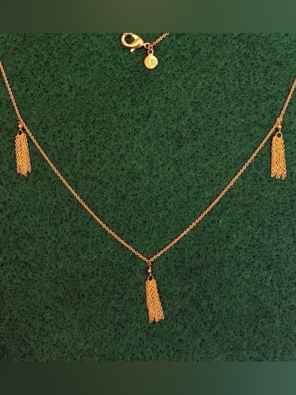 Gorjana Gold Layered Tassel Necklace